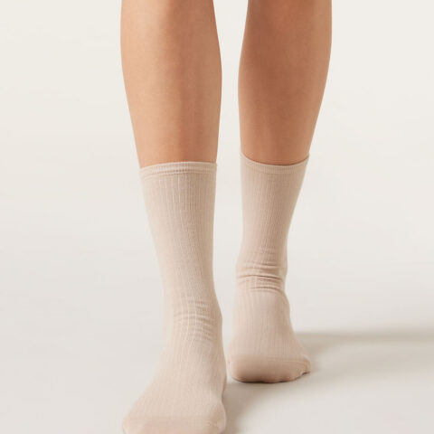 Ribbed Short Socks